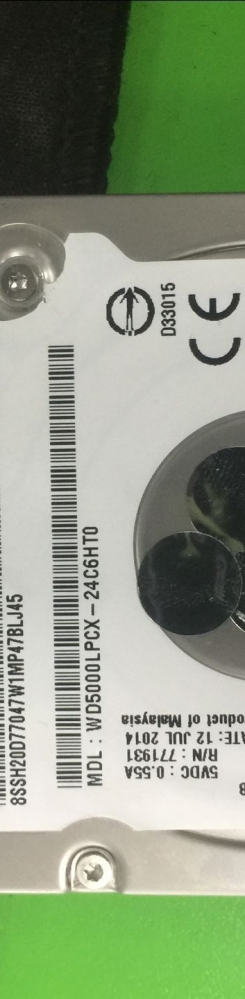 WD5000LPCX数据恢复成功