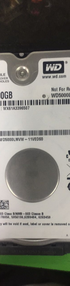 WD5000LMVW开盘数据恢复成功